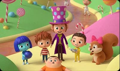 Candy world character card